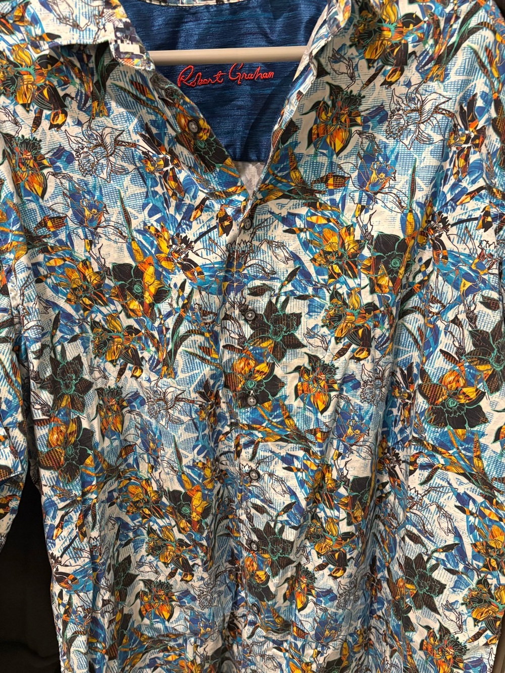 Robert Graham Men’s Floral Button-Up Shirt